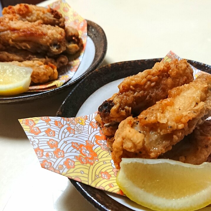 にんにく生姜が香る！手羽中の唐揚げ★お弁当にも